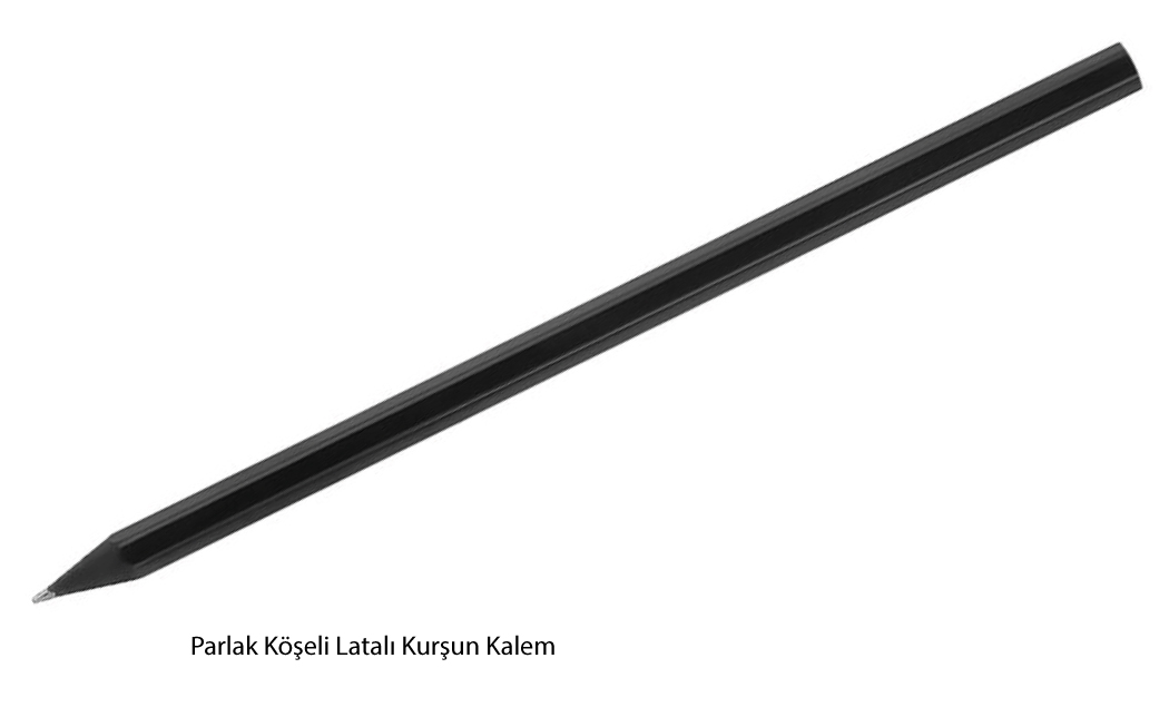 Parlak Köşeli LatalıKurşun Kalem